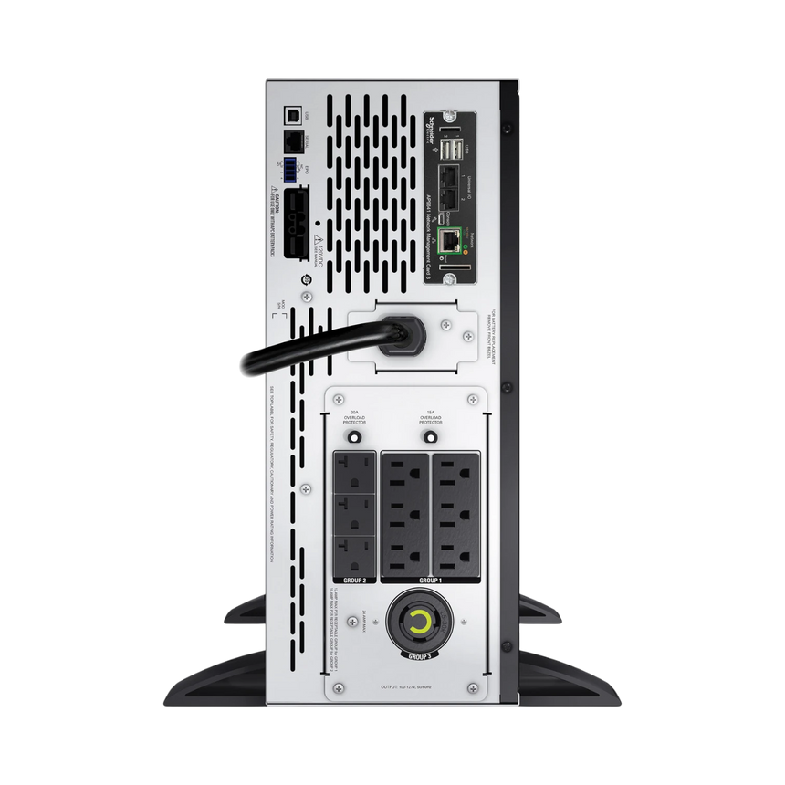 APC Smart-UPS X, Line Interactive, 3kVA, Rack/tower convertible 4U, 100V-127V, 6x 5-15R+3x 5-20R+1x L5-30R NEMA, NMC, Extended runtime,Short depth,TAA — Being Shipped