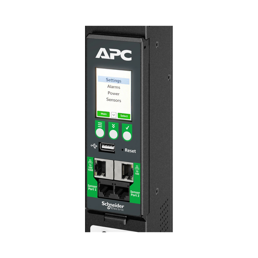 APC NetShelter Rack PDU Advanced, Metered, 5.0kW, 1Phase, 208V, 30A, L6-30P, 40 Outlet — Being Shipped