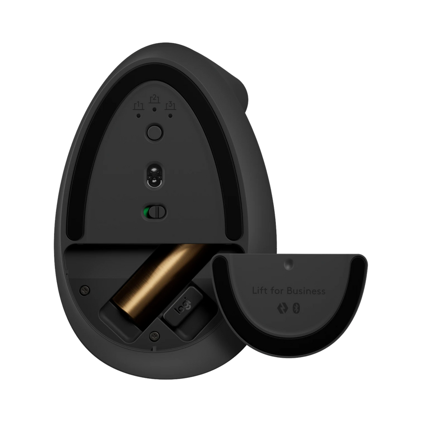 Logitech Lift Vertical Ergonomic Wireless Mouse for Business (Graphite) — Being Shipped