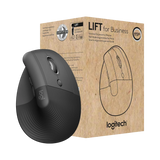 Logitech Lift Vertical Ergonomic Wireless Mouse for Business (Graphite) — Being Shipped