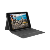Logitech Rugged Folio Protective Keyboard Case for 10.2" iPad 7/8/9th Gen (Graphite) — Being Shipped