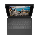 Logitech Rugged Folio Protective Keyboard Case for 10.2" iPad 7/8/9th Gen (Graphite) — Being Shipped