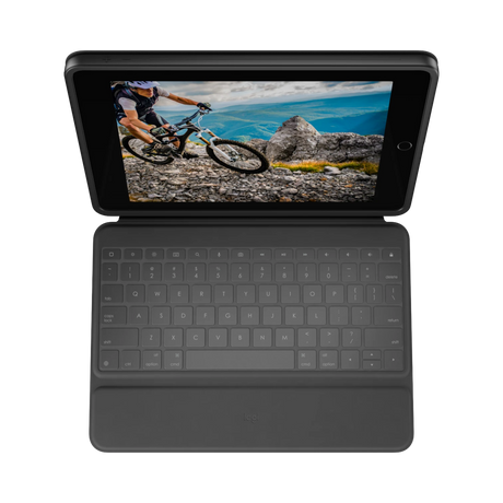 Logitech Rugged Folio Protective Keyboard Case for 10.2" iPad 7/8/9th Gen (Graphite) — Being Shipped