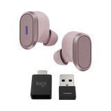 Logitech Zone True Wireless Noise-Canceling Earbuds (Rose) — Being Shipped