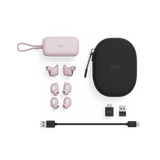 Logitech Zone True Wireless Noise-Canceling Earbuds (Rose) — Being Shipped