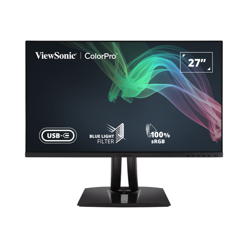 ViewSonic VP2756-2K 2K QHD Pantone Validated 100% sRGB & Factory Pre-Calibrated Monitor with 60W USB-C — Being Shipped