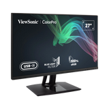 ViewSonic VP2756-2K 2K QHD Pantone Validated 100% sRGB & Factory Pre-Calibrated Monitor with 60W USB-C — Being Shipped