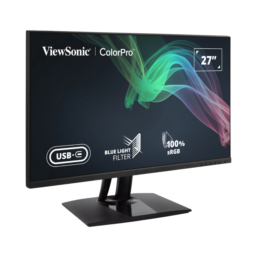 ViewSonic VP2756-2K 2K QHD Pantone Validated 100% sRGB & Factory Pre-Calibrated Monitor with 60W USB-C — Being Shipped