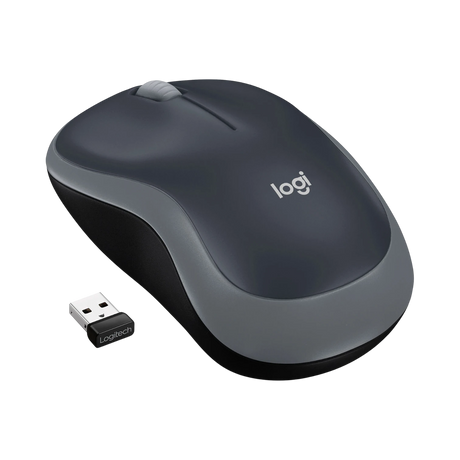 Logitech M185 Wireless Mouse (Swift Gray) — Being Shipped