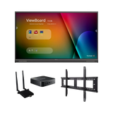 ViewSonic IFP8652-1C-C1 86" UHD 4K ViewBoard Interactive Flat Panel Bundle with Chromebox, Wi-Fi Module & Wall Mount — Being Shipped