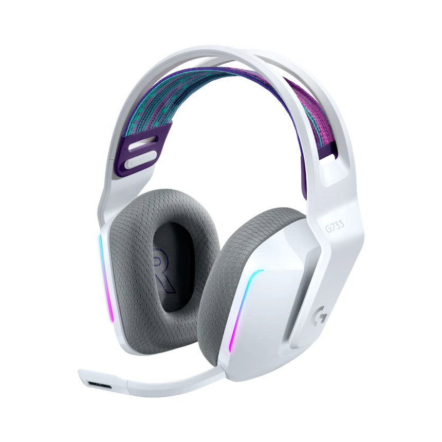 Logitech G G733 LIGHTSPEED Wireless RGB Gaming Headset (White) — Being Shipped