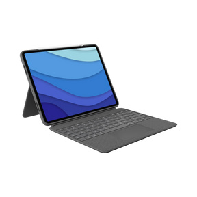Logitech Combo Touch Backlit Keyboard Case for Apple 12.9" iPad Pro 5th & 6th Gen (Oxford Gray) — Being Shipped