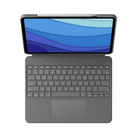 Logitech Combo Touch Backlit Keyboard Case for Apple 12.9" iPad Pro 5th & 6th Gen (Oxford Gray) — Being Shipped