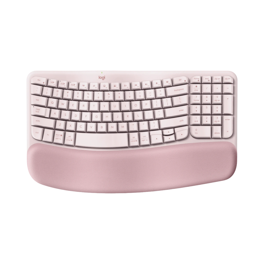 Logitech Wave Keys Ergonomic Wireless Keyboard — Being Shipped