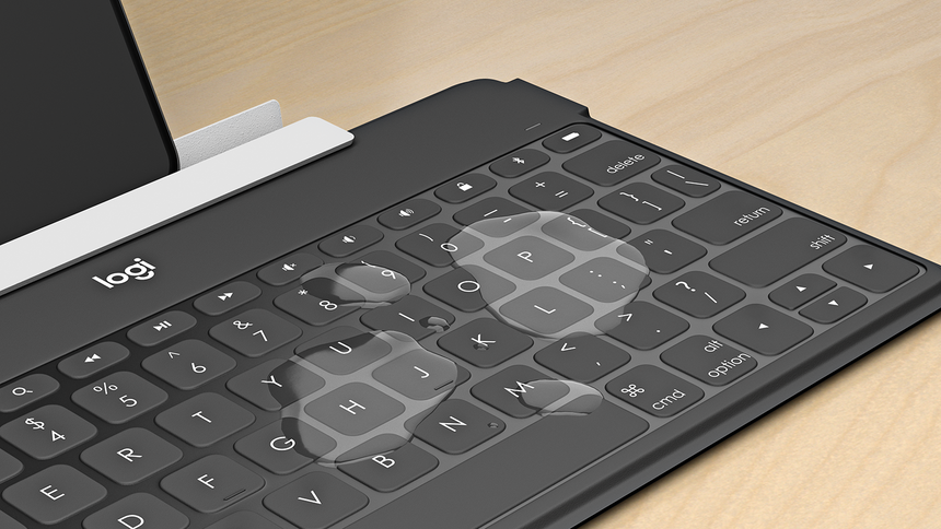 Logitech KEYS-TO-GO Wireless Keyboard (Black) — Being Shipped
