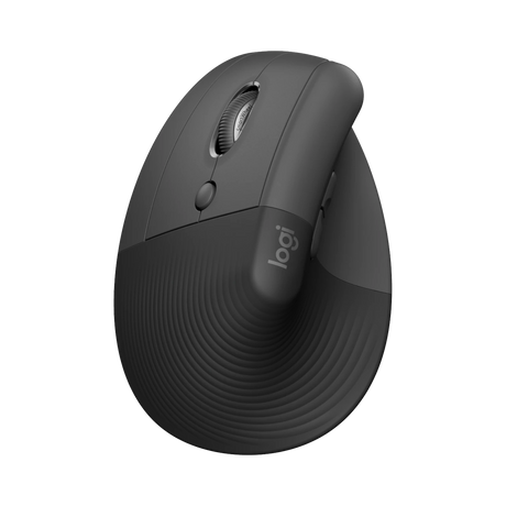 Logitech Lift Vertical Left Handed Ergonomic Wireless Mouse (Graphite) — Being Shipped