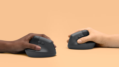 Logitech Lift Vertical Left Handed Ergonomic Wireless Mouse (Graphite) — Being Shipped