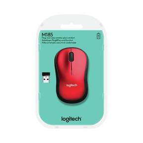 Logitech M185 Wireless Mouse (Red) — Being Shipped