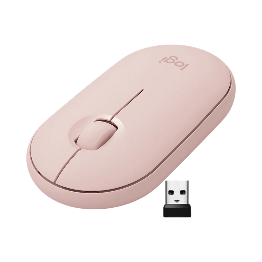 Logitech Pebble M350 Wireless Mouse (Rose) — Being Shipped