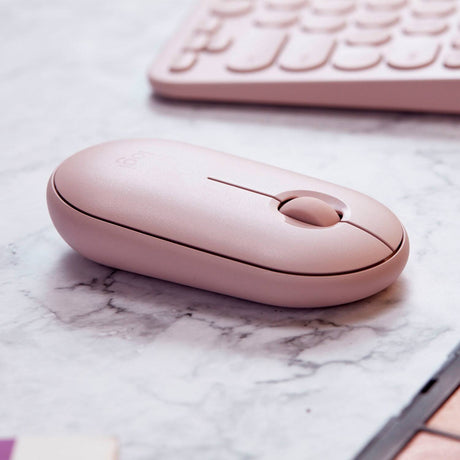 Logitech Pebble M350 Wireless Mouse (Rose) — Being Shipped