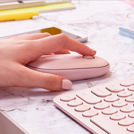 Logitech Pebble M350 Wireless Mouse (Rose) — Being Shipped