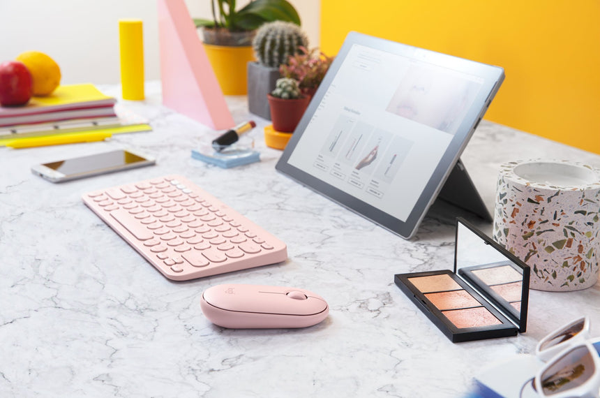 Logitech Pebble M350 Wireless Mouse (Rose) — Being Shipped