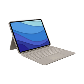 Logitech Combo Touch Backlit Keyboard Case for Apple 12.9" iPad Pro 5th & 6th Gen (Sand) — Being Shipped