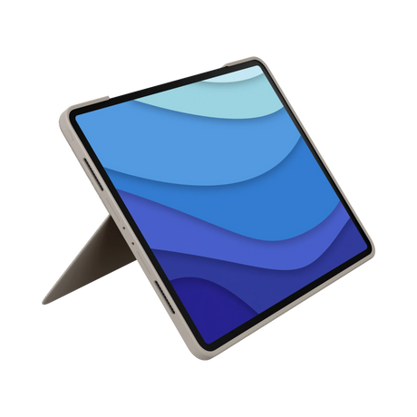 Logitech Combo Touch Backlit Keyboard Case for Apple 12.9" iPad Pro 5th & 6th Gen (Sand) — Being Shipped
