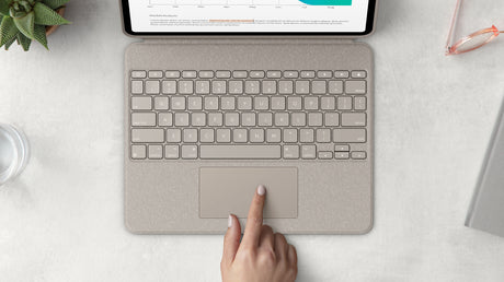 Logitech Combo Touch Backlit Keyboard Case for Apple 12.9" iPad Pro 5th & 6th Gen (Sand) — Being Shipped