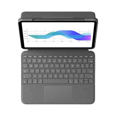 Logitech Folio Touch Keyboard & Trackpad Cover for 11" iPad Pro (Graphite) — Being Shipped