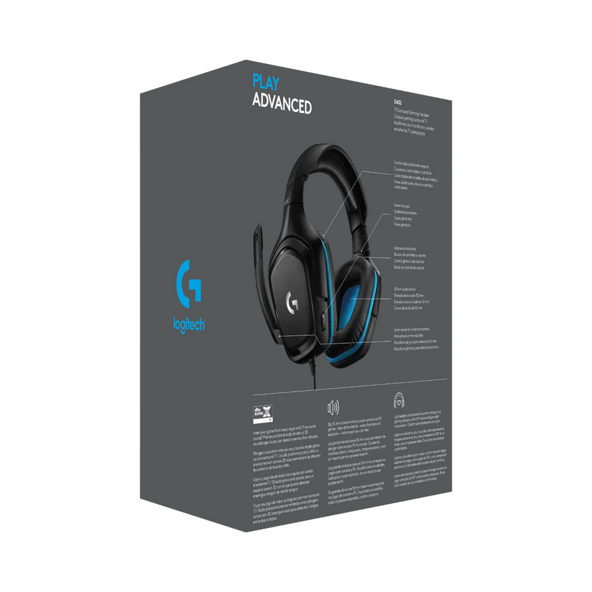 Logitech G G432 Wired Virtual 7.1-Channel Gaming Headset — Being Shipped