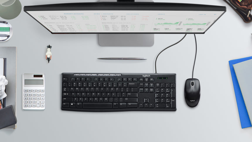 Logitech MK200 Media Combo Ergonomic Keyboard & Mouse — Being Shipped