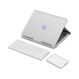 Logitech Casa Pop-Up Desk Work From Home Kit Compact Wireless Keyboard with Laptop Stand (Nordic Calm) — Being Shipped