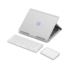 Logitech Casa Pop-Up Desk Work From Home Kit Compact Wireless Keyboard with Laptop Stand (Nordic Calm) — Being Shipped