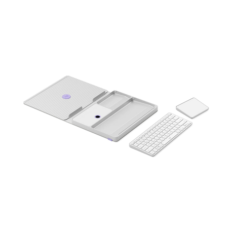 Logitech Casa Pop-Up Desk Work From Home Kit Compact Wireless Keyboard with Laptop Stand (Nordic Calm) — Being Shipped