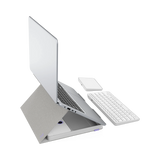 Logitech Casa Pop-Up Desk Work From Home Kit Compact Wireless Keyboard with Laptop Stand (Nordic Calm) — Being Shipped