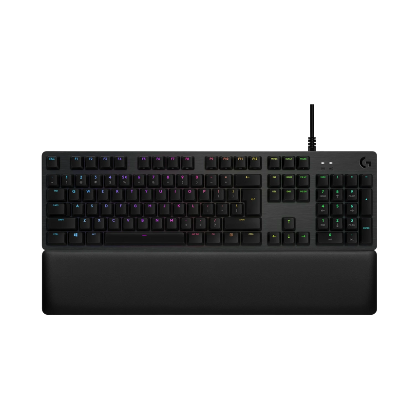 Logitech G513 RGB Wired Gaming Mechanical Keyboard (Palmrest, GX Brown Switches) — Being Shipped
