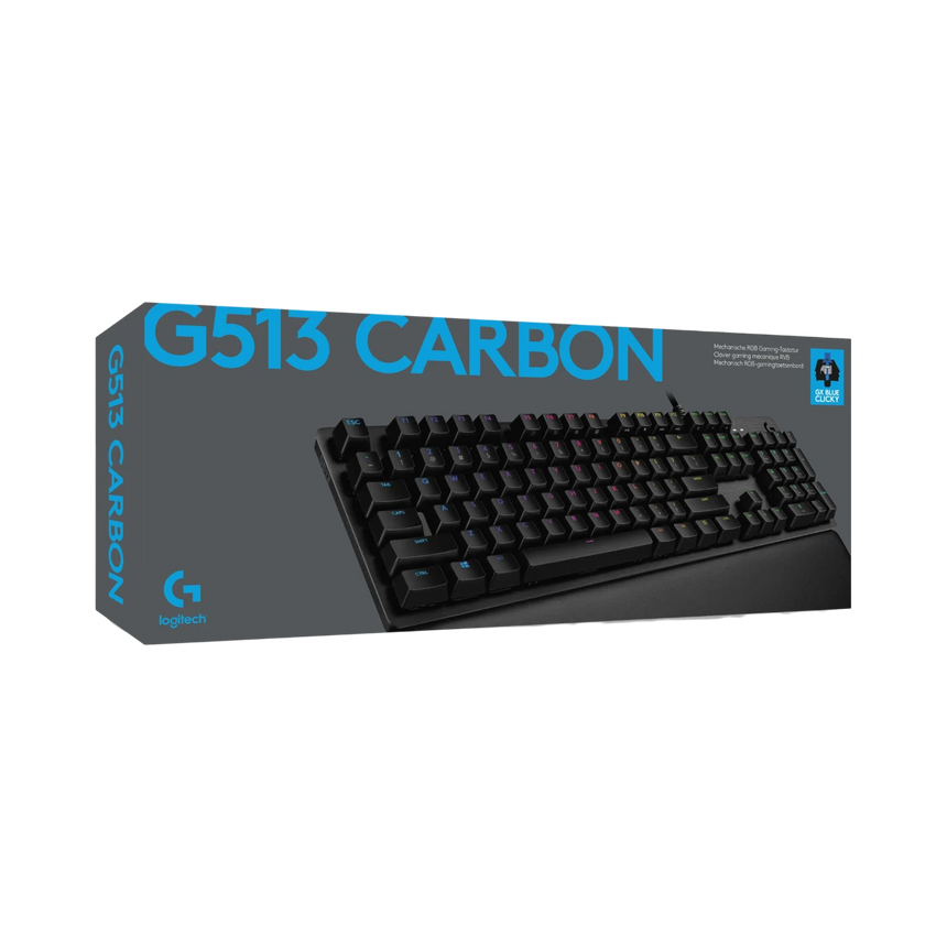Logitech G513 RGB Wired Gaming Mechanical Keyboard (Palmrest, GX Brown Switches) — Being Shipped
