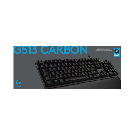 Logitech G513 RGB Wired Gaming Mechanical Keyboard (Palmrest, GX Brown Switches) — Being Shipped
