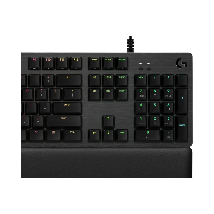 Logitech G513 RGB Wired Gaming Mechanical Keyboard (Palmrest, GX Brown Switches) — Being Shipped
