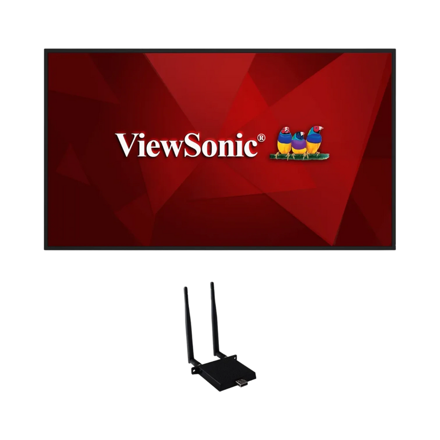 ViewSonic CDE8630-W1 86" UHD 4K Commercial Monitor with Wireless Module — Being Shipped