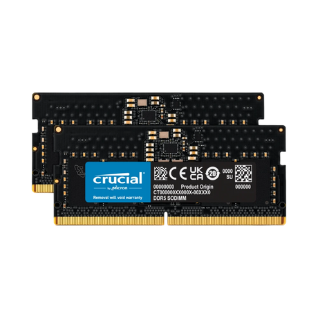 Crucial 16GB DDR5 5200 MHz SO-DIMM Laptop Memory Kit (2 x 8GB) — Being Shipped
