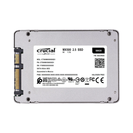 Crucial MX500 500GB 2.5" SATA III 560 MB/s Internal SSD — Being Shipped