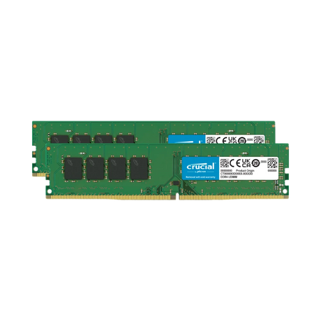 Crucial 64GB DDR4 3200 MHz UDIMM Desktop Memory Kit (2 x 32GB) — Being Shipped