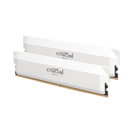 Crucial 32GB Pro Overclocking DDR5 6000 MT/s UDIMM Memory Kit (2 x 16GB, White) — Being Shipped