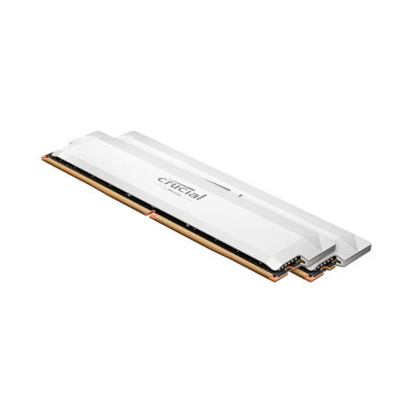 Crucial 32GB Pro Overclocking DDR5 6000 MT/s UDIMM Memory Kit (2 x 16GB, White) — Being Shipped