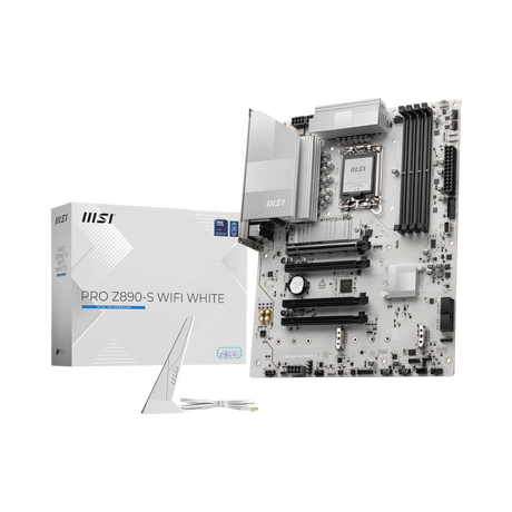 MSI PRO Z890-S WIFI WHITE LGA 1851 ATX Motherboard — Being Shipped