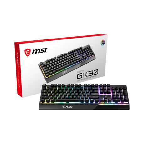 MSI Vigor GK30 6-Zone RGB Gaming Keyboard — Being Shipped