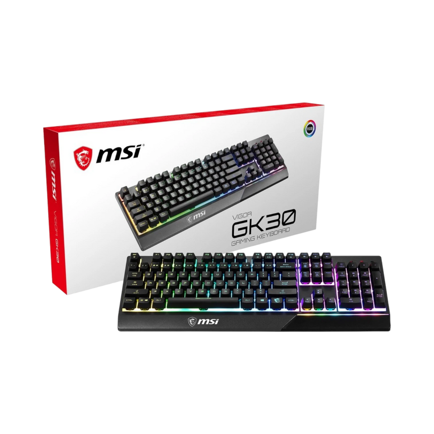 MSI Vigor GK30 6-Zone RGB Gaming Keyboard — Being Shipped