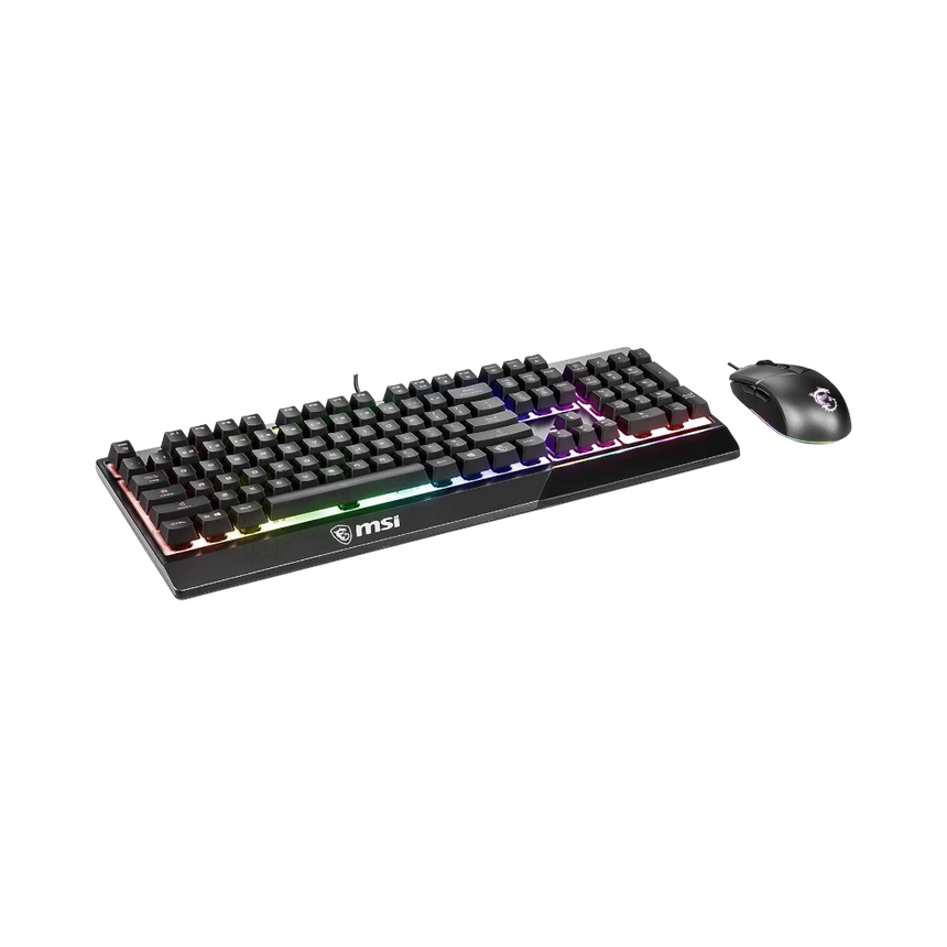 MSI Vigor GK30 Combo 6-Zone RGB GK30 Gaming Keyboard & GM11 Gaming Mouse Combo — Being Shipped